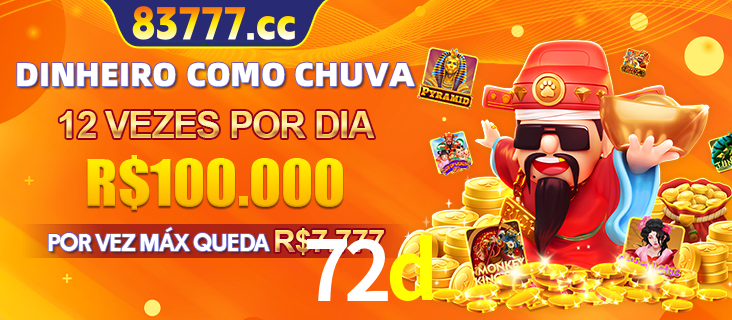 Banner do programa de recompensas Recomende para amigos do 72d, detalhando os bônus por convidar amigos, com prêmios que chegam a R$288.888.